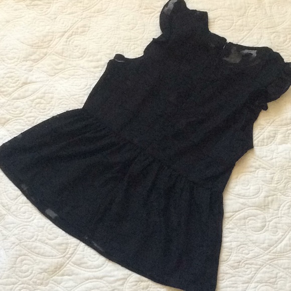 NWT Kenzie Floral burnout Peplum Top - Picture 6 of 7